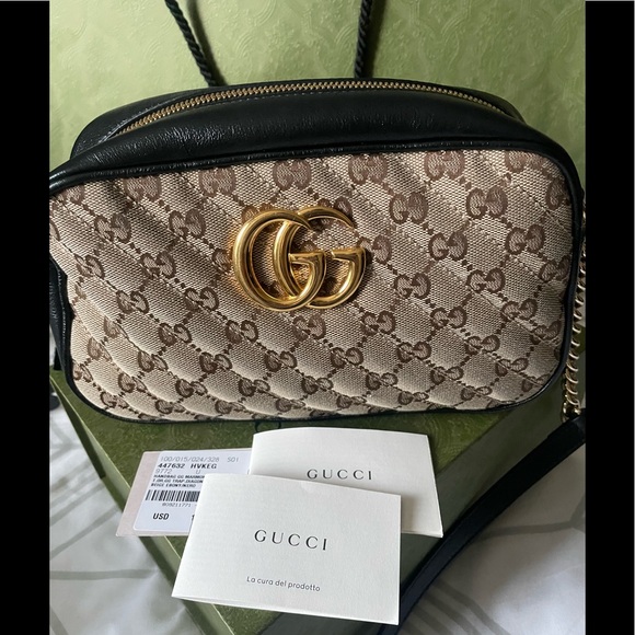 Authentic Gucci GG Marmont crossbody bag. NWT comes with box, bag and dust cover - Picture 1 of 9